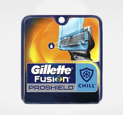Сменные кассеты для бритья Gillette Fusion ProShield Chill 2 шт.
