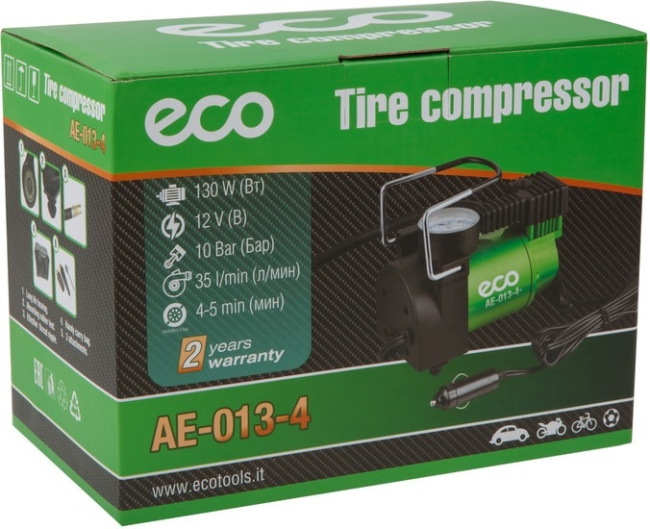 Автомобильный компрессор ECO AE-015-3 - фото5