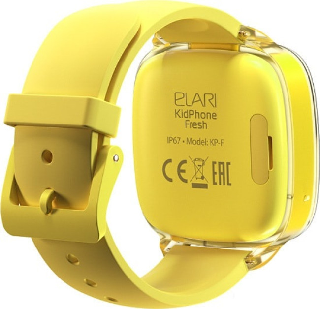 Детские умные часы Elari Kidphone Fresh (желтый) - фото3