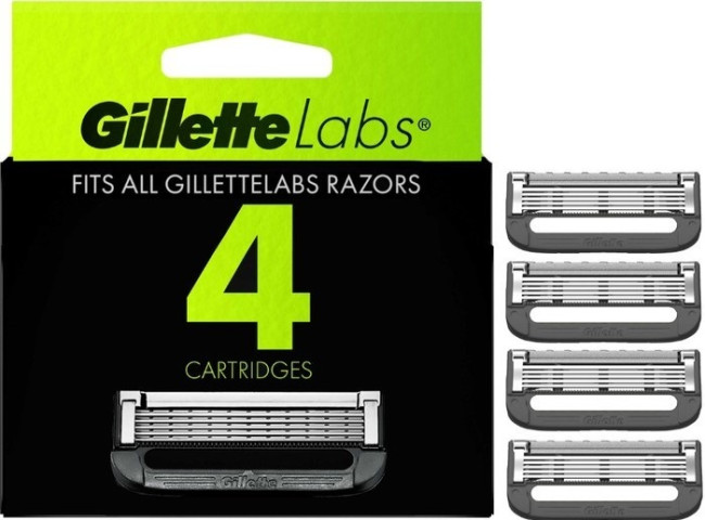 Сменные кассеты для бритья Gillette Labs (4 шт)