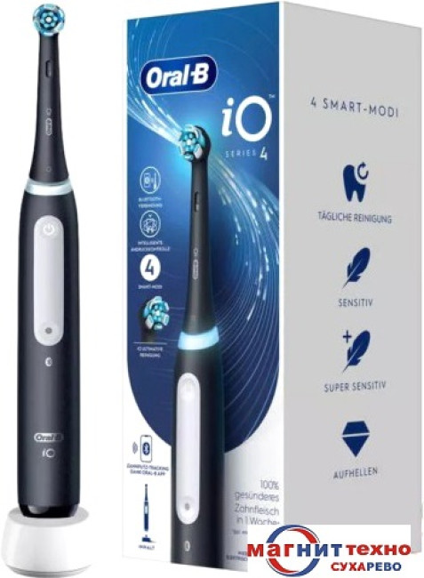 Электрическая зубная щетка Oral-B iO Series 4 iOG4.1B6.0 (черный) 4210201437604