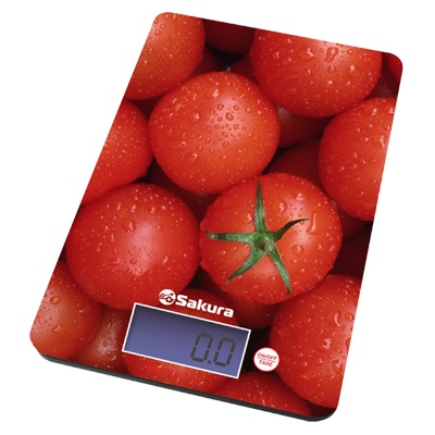 Весы кухонные Sakura SA-6075Т (томаты) электронные