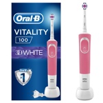 Электрическая зубная щетка Braun Oral-B Vitality 100 3D White D100.413.1 (Розовый) - фото