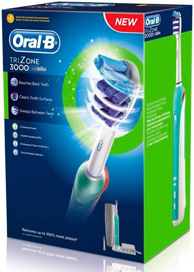 Электрическая зубная щетка Braun Oral-B Trizone 3000 (D20.535.3) - фото3