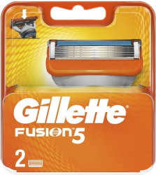 Сменные кассеты для бритья Gillette Fusion5 (2 шт) - фото