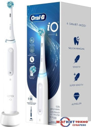 Электрическая зубная щетка Oral-B iO Series 4 IOG4.1A6.0 (белый) - фото