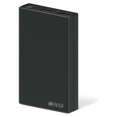 Портативное зарядное устройство Hiper RP11000 Black - фото2