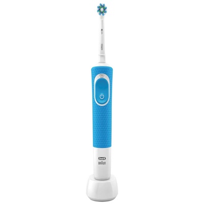 Электрическая зубная щетка Braun Oral-B Vitality 100 Cross Action  (D100.413.1) голубой