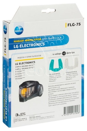 Набор фильтров для пылесоса LG Neolux FLG-75 - фото4