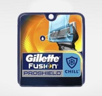 Сменные кассеты для бритья Gillette Fusion ProShield Chill 2 шт. - фото