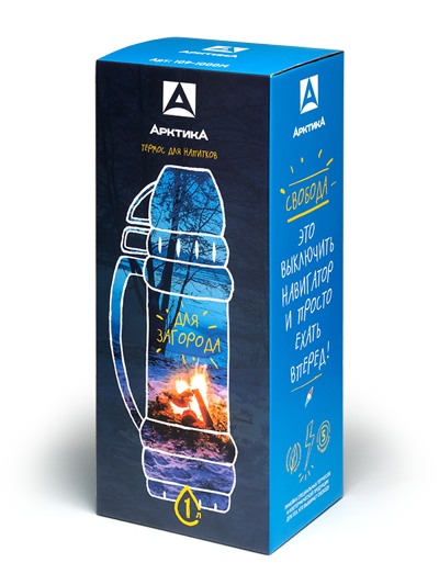 Термос Арктика 109-1000M Black - фото3