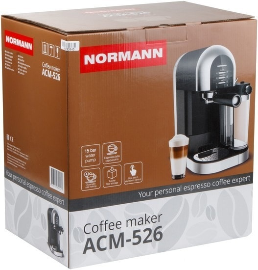 Рожковая помповая кофеварка Normann ACM-526 - фото9