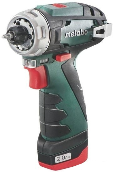 Дрель-шуруповерт Metabo PowerMaxx BS Basic 600080500 (с 2-мя АКБ 2 Ah) - фото4