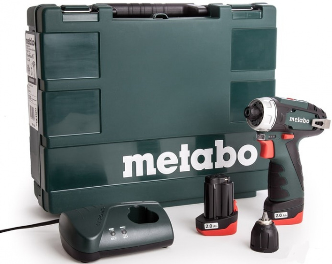 Дрель-шуруповерт Metabo PowerMaxx BS Basic 600080500 (с 2-мя АКБ 2 Ah) - фото6