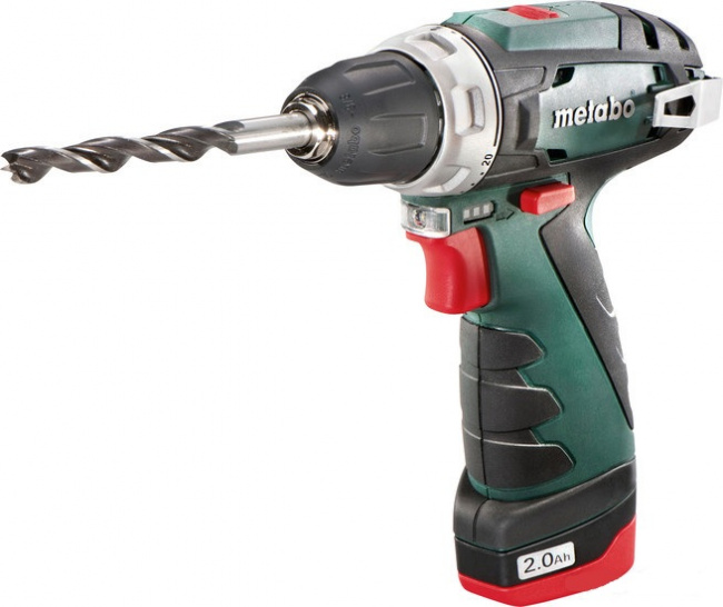 Дрель-шуруповерт Metabo PowerMaxx BS Basic 600080500 (с 2-мя АКБ 2 Ah)