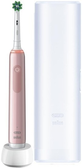 Электрическая зубная щетка Braun Oral-B Pro 3 3500 D505.513.3 CrossAction Розовый
