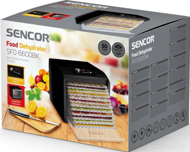 Сушилка для овощей и фруктов Sencor SFD 6600BK - фото6