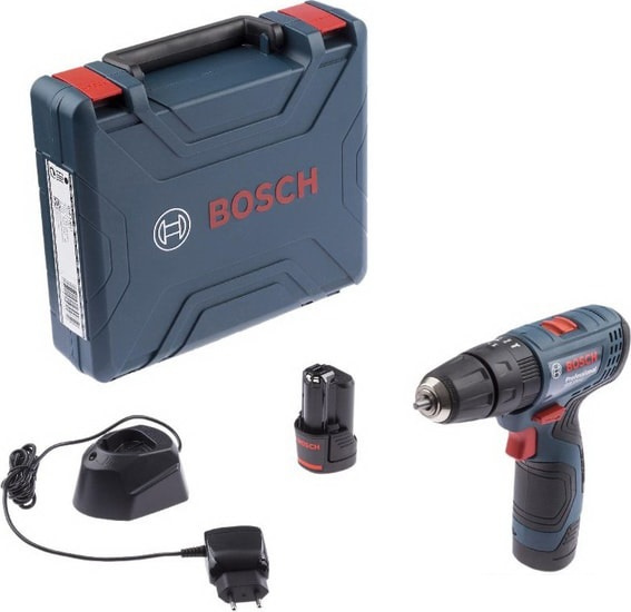 Ударная дрель-шуруповерт Bosch GSB 120-LI Professional 06019G8100 (с 2-мя АКБ, кейс)