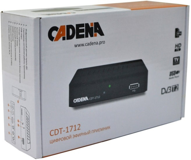 Приемник цифрового ТВ Cadena CDT-1712 - фото6