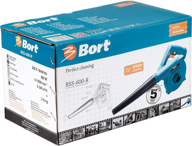 Ручная воздуходувка Bort BSS-600-R - фото5