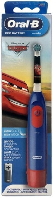 Электрическая зубная щетка Oral-B Kids Cars DB5.510.1K 4210201305590