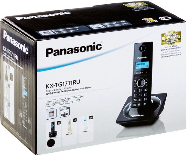 Радиотелефон Panasonic KX-TG1711RUB - фото6