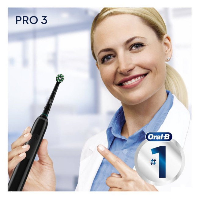 Комплект зубных щеток Oral-B Pro 3 3900 Duo Cross Action + Sensi White D505.523.3H - фото4