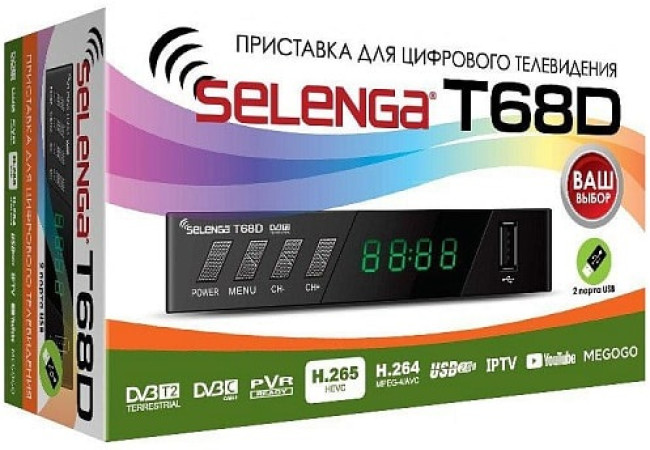 Приемник цифрового ТВ Selenga T 68D - фото4