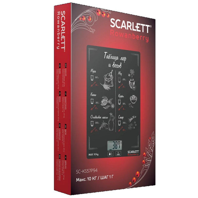 Кухонные весы Scarlett SC-KS57P94 - фото3