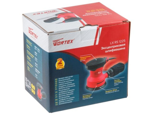 Эксцентриковая шлифмашина Wortex LX RS 1225 0325159 - фото7