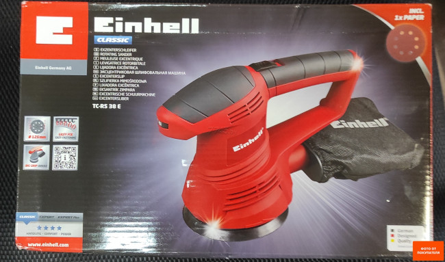 Эксцентриковая шлифмашина Einhell TC-RS 38 E - фото3