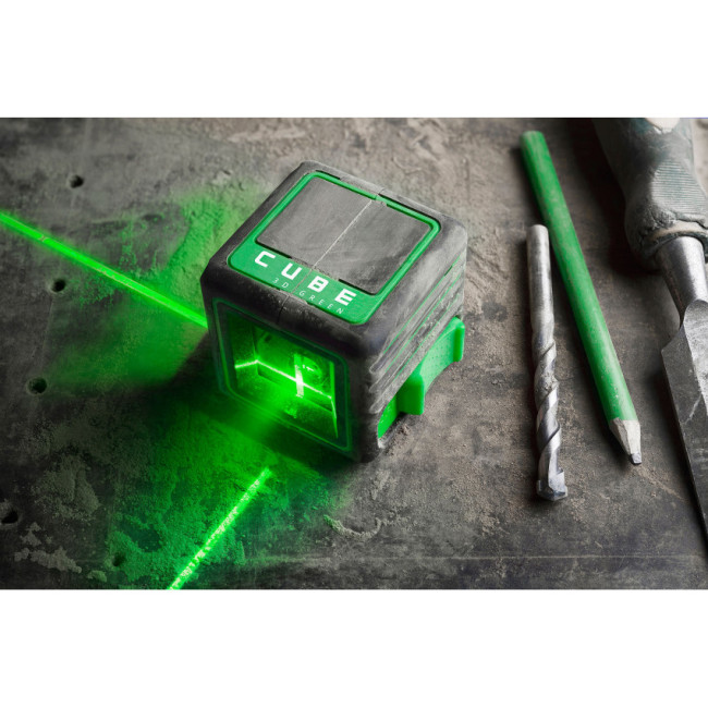 Лазерный нивелир ADA Instruments Cube 3D Green Professional Edition A00545 - фото8