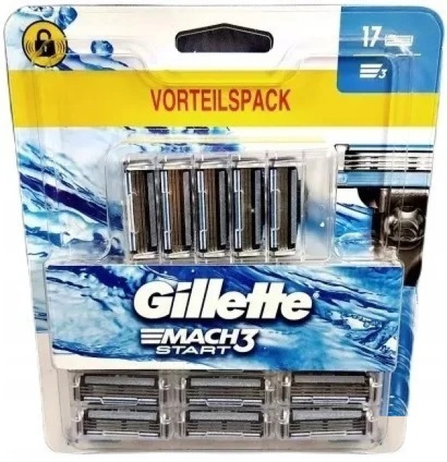 Сменные кассеты для бритья Gillette Mach3 Start (17 шт) 7702018615292