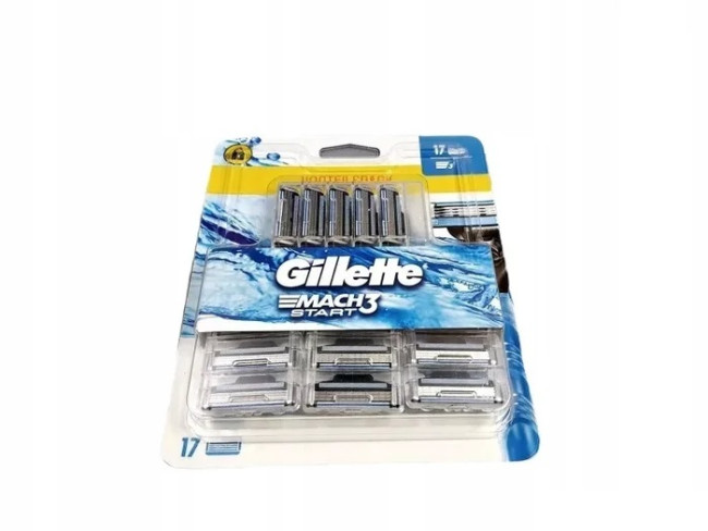 Сменные кассеты для бритья Gillette Mach3 Start (17 шт) 7702018615292 - фото3