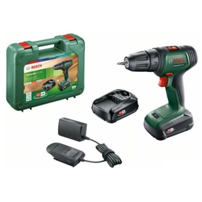 Дрель-шуруповерт Bosch UniversalDrill 18V 06039D4002 (с 2-мя АКБ, кейс)