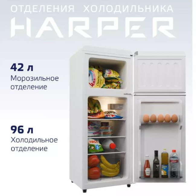 Холодильник Harper HRF-T140M (белый) - фото2
