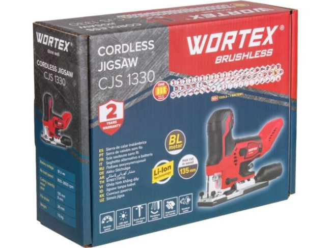 Электролобзик Wortex CJS 1330 ALL1 SOLO 1325400 (без АКБ) - фото8