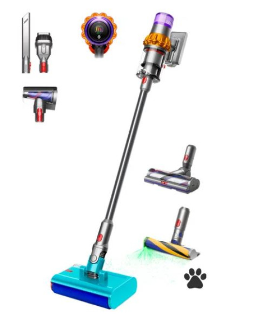 Вертикальный пылесос с влажной уборкой Dyson V15s Detect Submarine 448799-01
