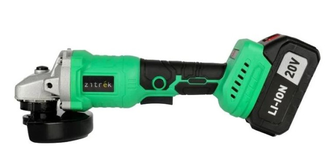Угловая шлифмашина Zitrek ZKAG20-125 PRO 083-1079 (с 2-мя АКБ, кейс) - фото2