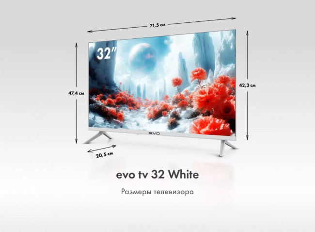 Телевизор EVO TV 32 WHITE - фото8