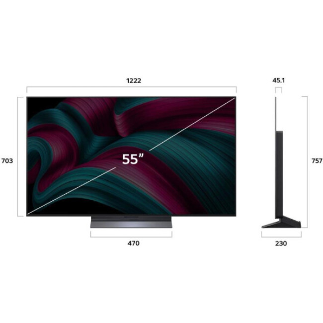 OLED телевизор LG OLED evo AI C5 OLED55C5RLA - фото4
