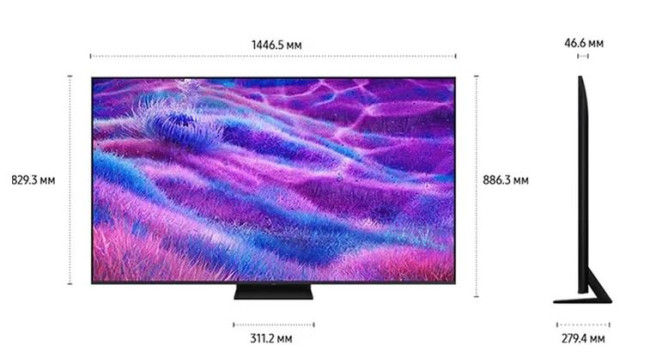 MiniLED телевизор Samsung QLED QN80F QE65QN80FAUXRU - фото4