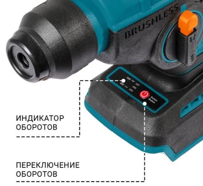 Перфоратор Bort BHD-18Li-0 93413441 (без АКБ) - фото4