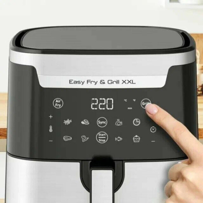 Аэрогриль (аэрофритюрница) Tefal EY801D15 - фото4, картинка4 Аэрогриль (аэрофритюрница) Tefal EY801D15 - фото4
