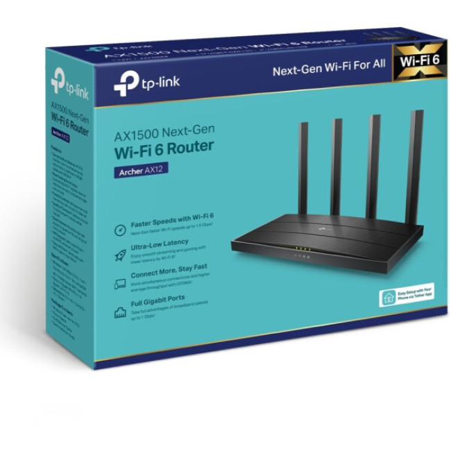Wi-Fi роутер TP-Link Archer AX12 - фото5