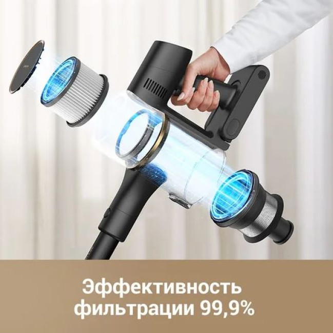 Пылесос Dreame Cordless Vacuum Cleaner R10 Pro Aqua - фото3, картинка3 Пылесос Dreame Cordless Vacuum Cleaner R10 Pro Aqua - фото3