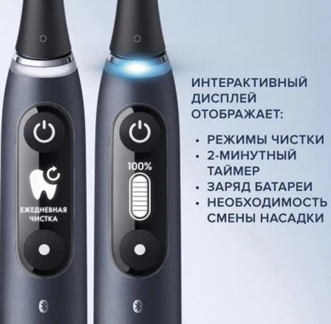 Электрическая зубная щетка Oral-B iO 6 (черный) 4210201410171 - фото3