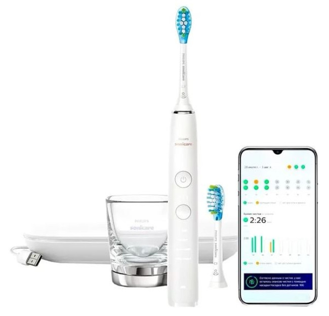 Электрическая зубная щетка Philips DiamondClean 9000 HX9913/17