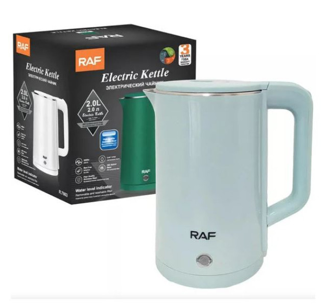 Электрический чайник RAF R.7863 (голубой) - фото3