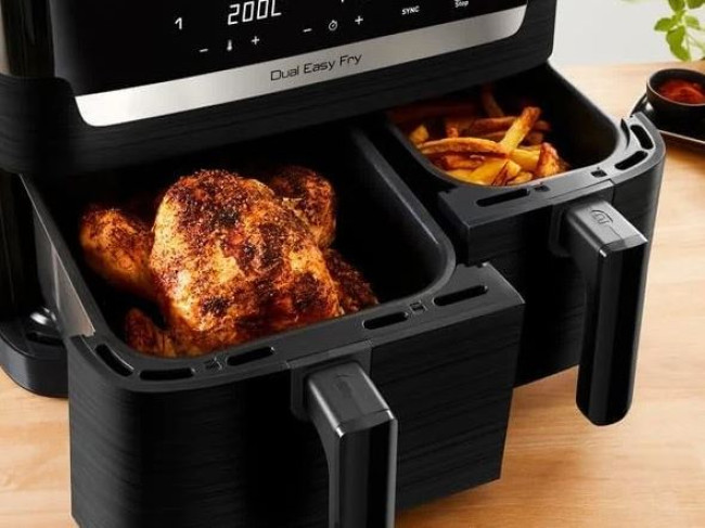 Аэрогриль (аэрофритюрница) Tefal Dual Fryer EY901810 - фото6
